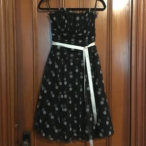 Scott McClintock Polka dot cocktail dress
